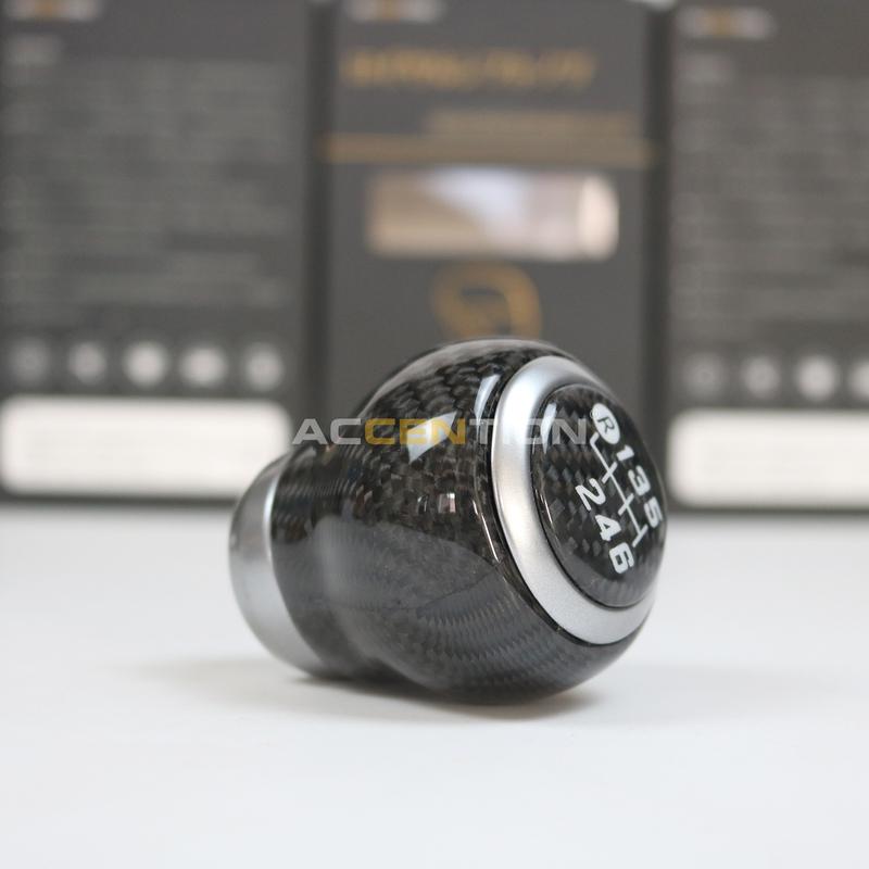 Black 100% Full Carbon Fiber 6S Gear Shift Knob for Subaru BRZ 2012- for Toyota 86 2012- Performance Auto Shift Knob