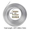 Rohrleitungsrohr, rostfrei, mit 15 Rohrmuttern, 7,62 m lange Rohrrolle mit 3/16 Zoll Außendurchmesser, Kupfer-Nickel-Bremsleitung