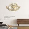 Muslim Islamic 3D Wall Sticker Home Art Arabic Calligraphy Ramadan Gift Acrylic Mirror Sticker Eid Mubarak Party Decoration