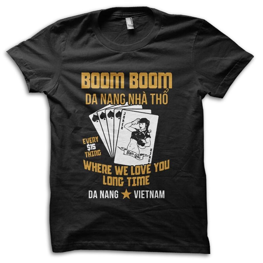 Full Metal Jacket Boom Boom Vietnam Movie Parody T-Shirt M5795 S разноцветный
