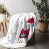 Cozy Throw Blanket Soft Warm Fuzzy Bedspread Home Decor Living Room Dorm Room Gifts Holiday Season Christmas Festive Comfort