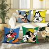 High Flying Animated Cartoon Characters Pillow Case Square Pillow Bedroom Sofa Leisure ComfortLiving Room Home Decoration 40X40