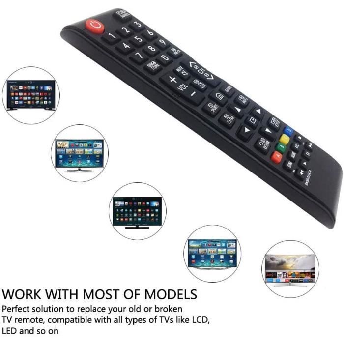 MYHGRC Novo Controle Remoto de Substituição AA59-00786A Adequado para Controle Remoto Universal Samsung Smart TV UE32F6400 UE40F7090 UE40F80
