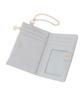 Maison de FLEUR Grosgrain Ribbon Fragment Case, Grayish Blue, F, Card CaseKey Case, 08000645700