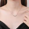 1.7-5.0ct D Color Moissanite Woman Pendant Sier Necklace for Women Chains Party Bridal Fine Jewelry 925sterling Silver Necklace