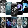 CJ8 Animal Wolf Soft Shell Phone Case for Redmi Note 13 14 Pro+ Plus A3 A3X 13X 13C 13R 14S 14C 14R