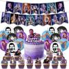New 30pcs Morgan Singer's Party Decorations Include Banner Cake Toppers and Balloons