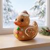 Hars Kerstversieringen Eendenbeeldje, Beeldje voor Vakantiehuis Decoratie, Leuke Micro Landschap Accessoires Bureauornamenten met Feestelijke Elementen