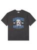 LA MAISON STUDIO Unisex Puppy Pigment Logo Smoky Short Sleeve T-Shirt Charcoal (Fcf2Ts419M)