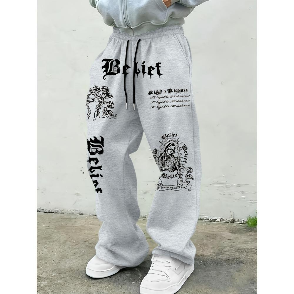 

Men s Multifunctional Solid Color Drawstring Loose Casual Sports Pants, Suitable for Outdoor Activities in Spring and Autumn XXL