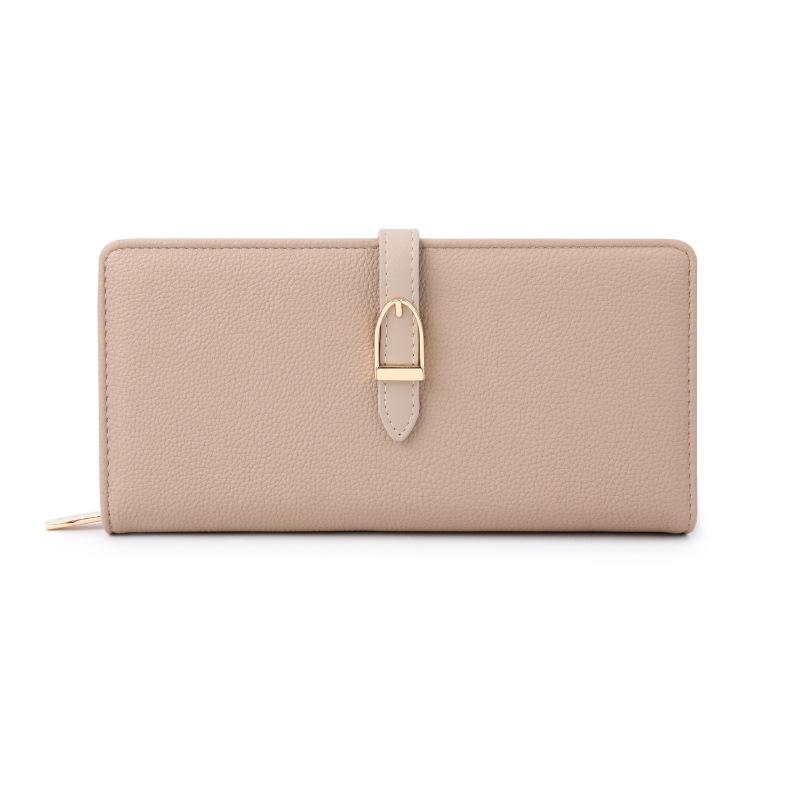 Imitation Cowhide Women's Long Wallet Portable Clutch Bag 20*10.5cm