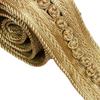 1Yard Handmade Gold Cord Patch Baroque Decorative Trim Appliques Sew on Patches for Clothing Clothes Applique