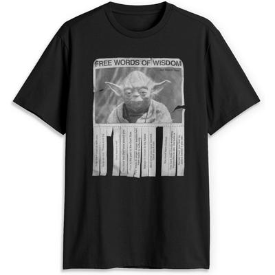 STAR WARS Mens Men's Words of Wisdom T-shirtT-Shirt