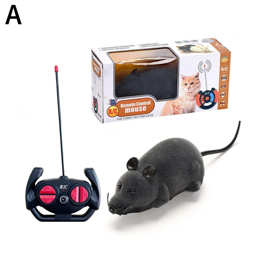 

Electronic Cat Toy Convenient And Portable Interactive Play For Pets Realistic Appearance RC Simulation Mouse Teasing Cats Dogs