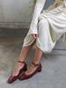 Blanc Sur Blanc Julia Two-Way Pumps Wine