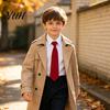 Child Dress Shirt Tie Kids Pre-tied Necktie for Boys Girls, Adjustable with Elastic Strap British Style School Uniforms Wedding And Cosplay,