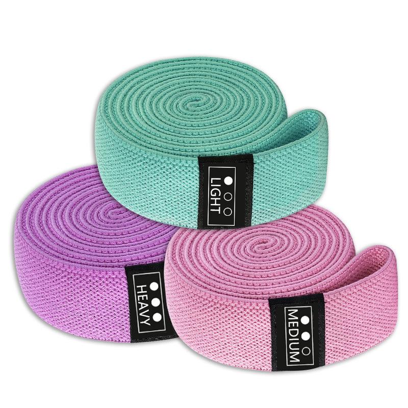200*3CM Fitness Rubber Band Elastic Yoga Resistance Bands Set Hip Circle Expander Bands Gym Fitness Booty Band Home Workout