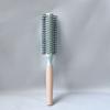 Super Hair Brush Plastic Barrel with Nylon Bristles with Anti Slip Handle Small Volumizing Hair Brush Comb