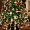 Handgefertigte Feiertagsdekoration DIY Mini-Tisch-Weihnachtsbaum-Set mit Perlen, Kristallperlen-Weihnachtsbastel-Ornament-Herstellungsset, Schreibtisch für Regal Kaminsims Dekor,
