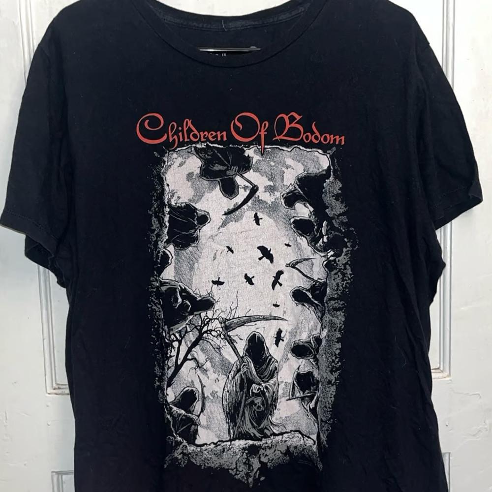 

Винтажная футболка Children Of Bodom для унисекс, концертная, размеры от S до 5XL, SG068, футболка унисекс L