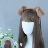 Cute Simulation Plush Animal Ear Headband Dog Ears Hair Hoop Furry Animal Ears Headwear for Birthday Party