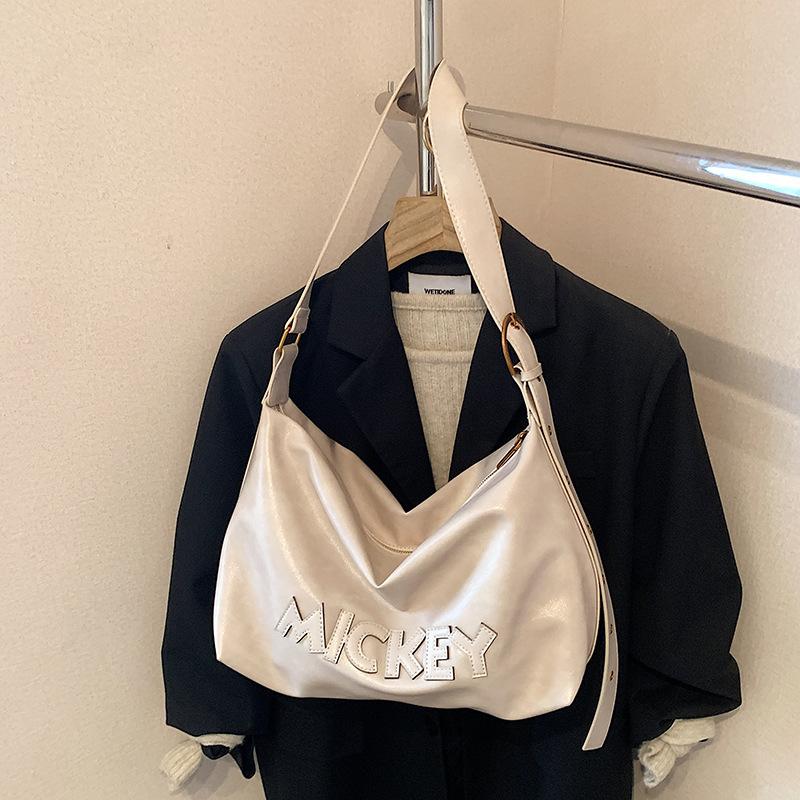 

Ретро сумка женская большой вместимости новая универсальная на плечо сумка-мессенджер, премиальная текстура, сумка-пельмень для通勤