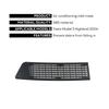 For Tesla Model 3 Highland 2024 Lower Bumper Anti Insect Net Anti Dust Proof Inner Vent Grille Cover Insect-proof Front Cover