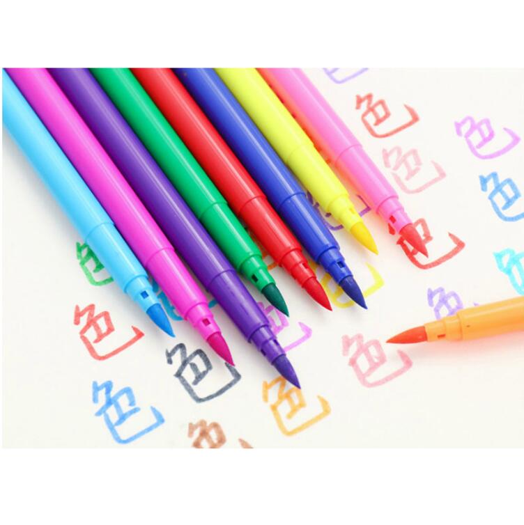 18 Colors Soft Head Brush Watercolor Pens Color Pen Art Marker Drawing Set Painting Station