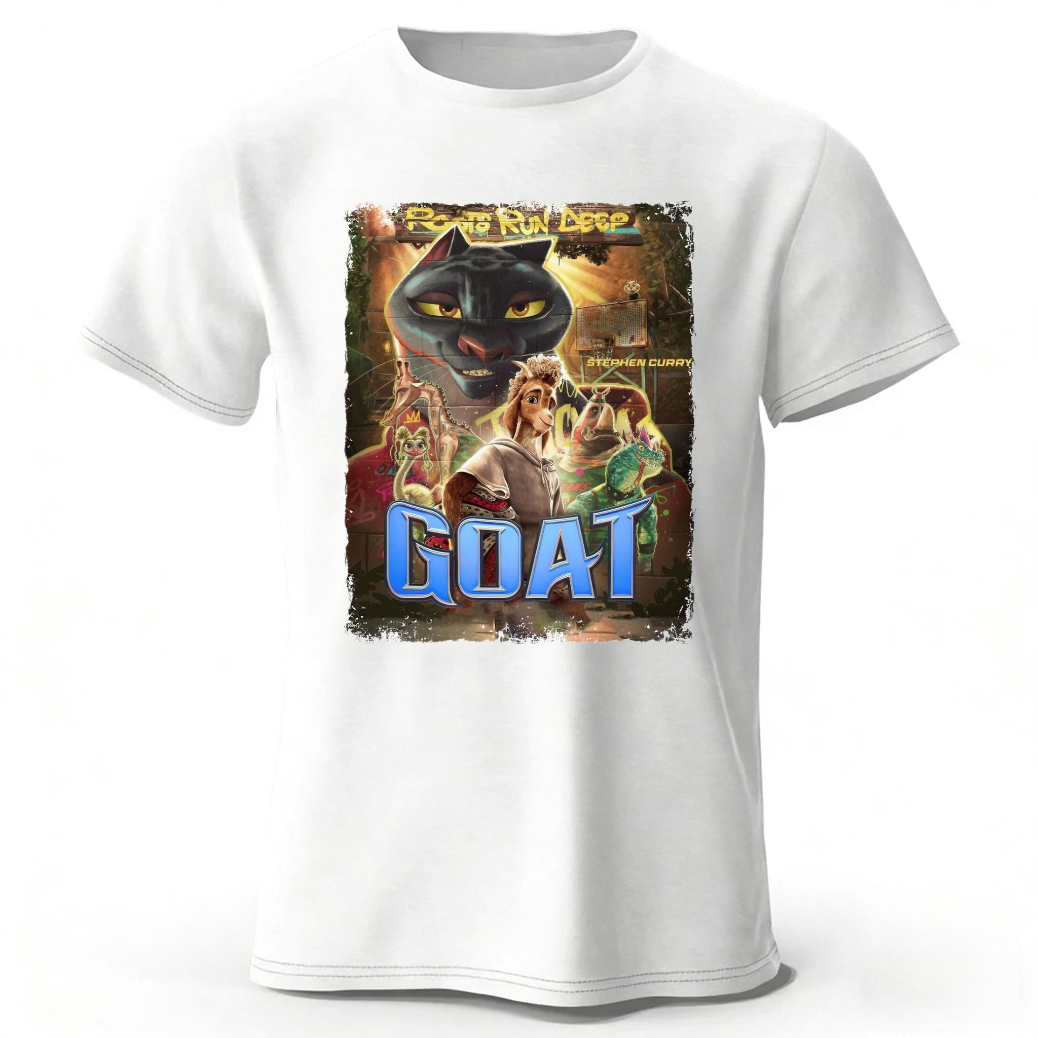 

2026 New Anime Movie Miracle Dream Team GOAT Pure Cotton ShortSleeve Merchandise Unisex Street Fashion Casual PlusSize TShirt S