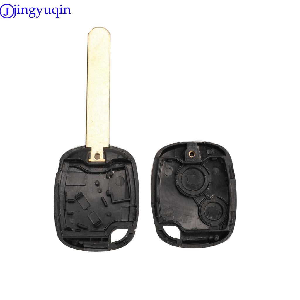 jingyuqin 10ps 1/2 B Remote Blank Car Key Shell Case Cover Fob For Honda Odyssey Uncut Blade