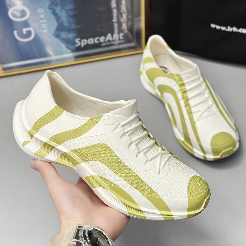 Fashion short tube waterproof work water shoes men, outdoor non-slip couple students low-top velvet rain shoes