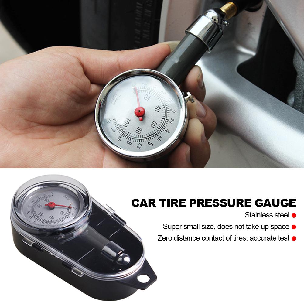 Buy Car Tire Pressure Gauge Auto Air Pressure Meter Tester Diagnostic Tool Metal at affordable