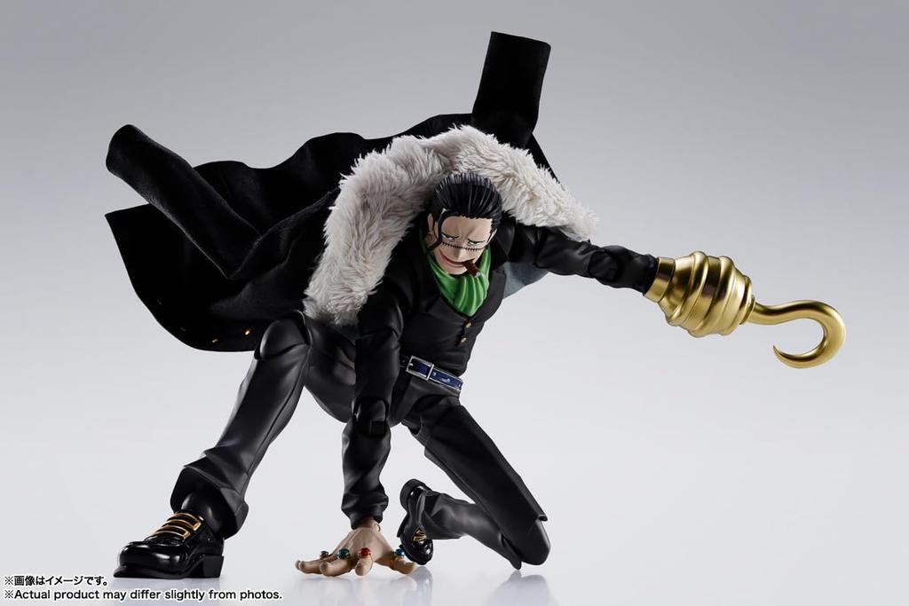 TAMASHII NATIONS ONE PIECE Sir Crocodile Summit 180mm PVC ABS Painted Action Figure S.H.Figuarts -Marineford Battle- Approx. &