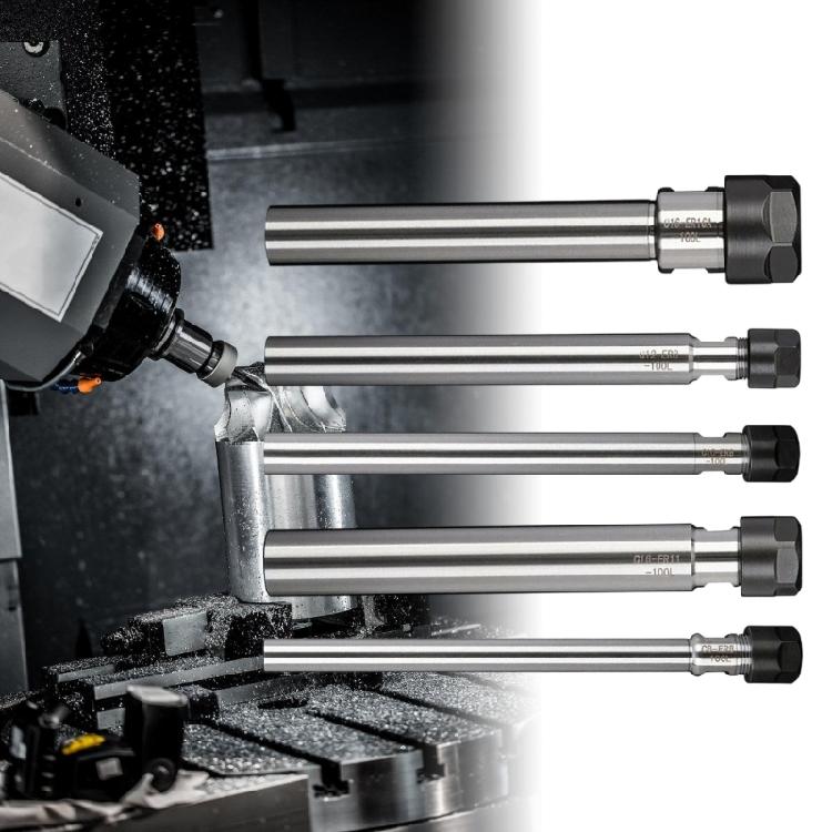 Heavy Duty Straight Shank Extension For Tool Alloy Steel 0.01mm Pulsation Control Highly Speed Milling Accessories
