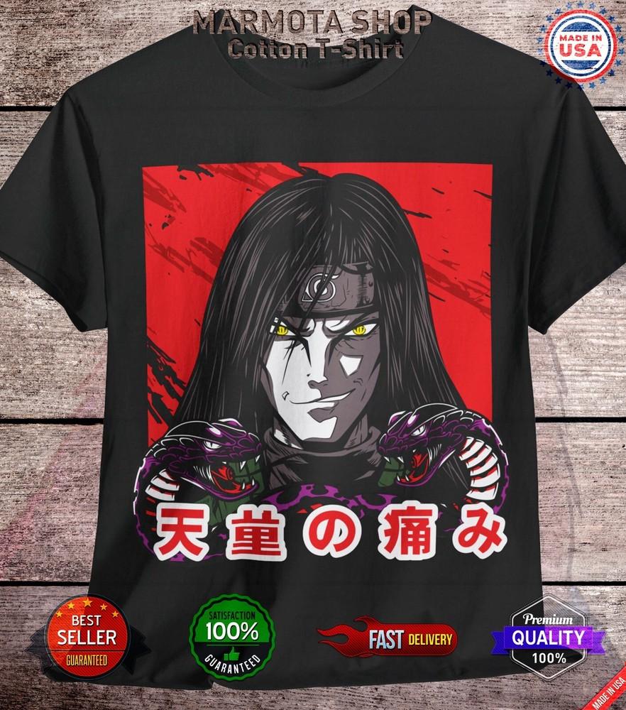 

Orochimaru Shirt Naruto Shippuden Madara Itachi Anime Style Tee T-Shirt All Size L