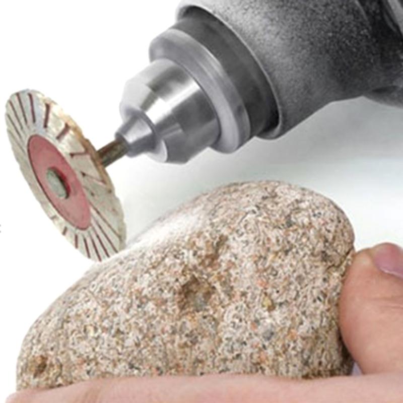 Sada kotoučových pilových kotoučů pro řezání diamantem 6 mm Řezné kotouče s trnem pro vrták Drettmel Dřevo Kov Nástroj na řezání kamene