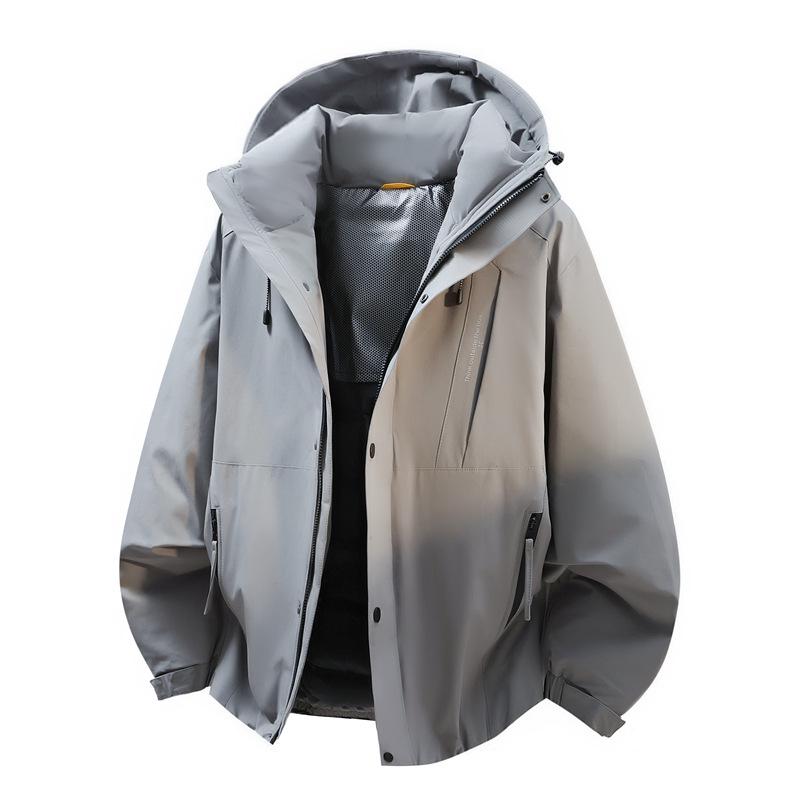 

Men s and Women s Trendy Hooded Down Jacket - Winter Thickened Cotton Outerwear for Cold Protection XL