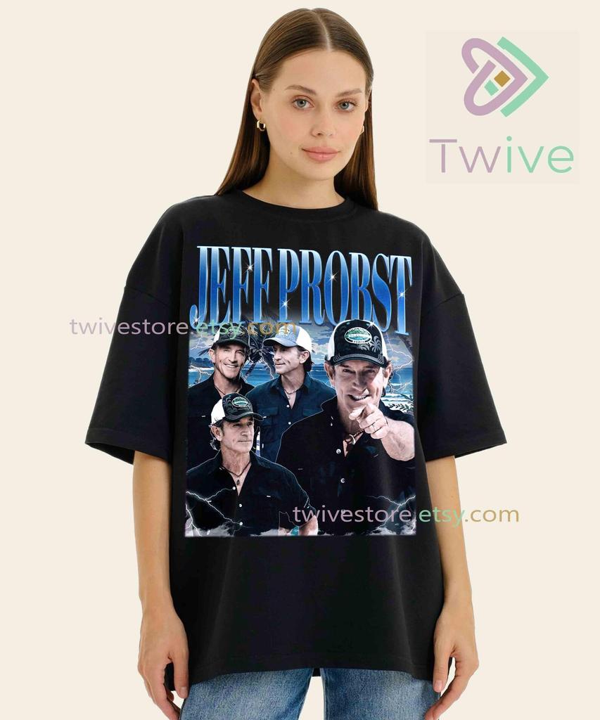 Vintage Jeff Probst T-Shirt: 90s Retro Survivor Comfort Colors T shirt