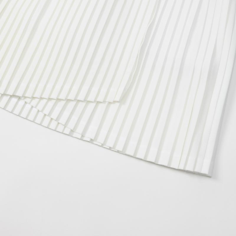 Goxo Midi Skirt Unbalance White