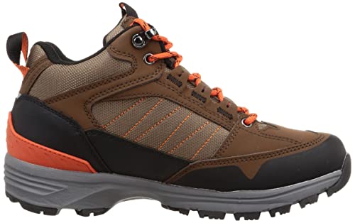 DUNLOP REFINED DU6002 Herren Wasserdicht, Weit 4E Stoßdämpfend Gepolstert Wander- und Trekking-High-Top-Schuhe, Braun, Größe 28,0 cm