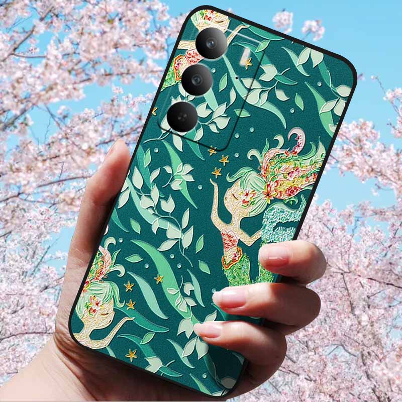 3D Relief Embossed Retro For Realme C75 4G Cases Soft Silicone Back Cover Case For Realme C75 4G 3D TPU Relief Cases 3D C75 C 75