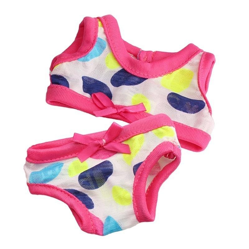 Summer Clothes Swimming Doll Clothes Swimwear Bathing Suit Bikini Fit 18 Inch Girl Doll Clothes