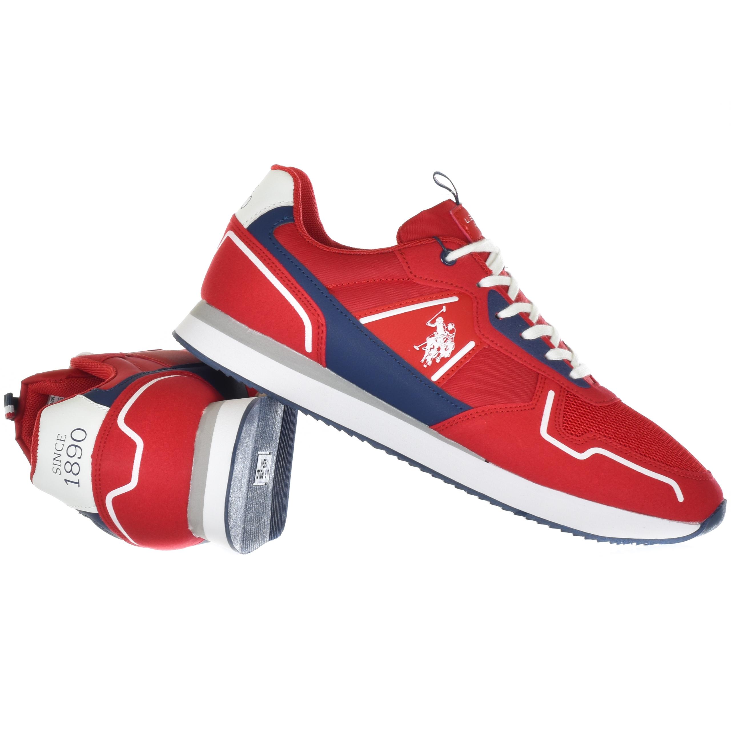 US Polo Assn Men`s Shoes NOBIL004-REDDBL01