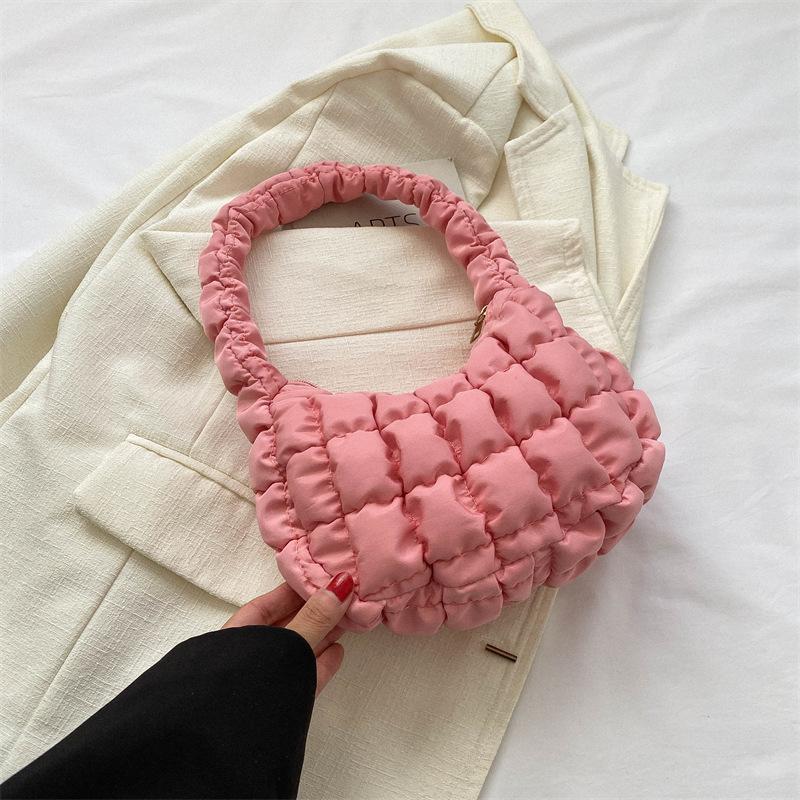 Autumn New Fashion Casual Handbag Bag Women's Retro Personality Small Square Bag Niche Trendy Underarm Bag