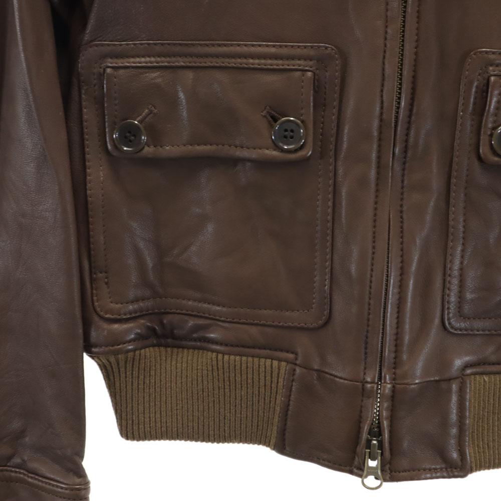 IENA Sheepskin leather jacket Brown Blouson Women Used