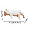 Miniature Cat Figurines Small Animal Kitten Statues Creative Miniature Cat Statues for Home Workplace Car Aquarium Monitor