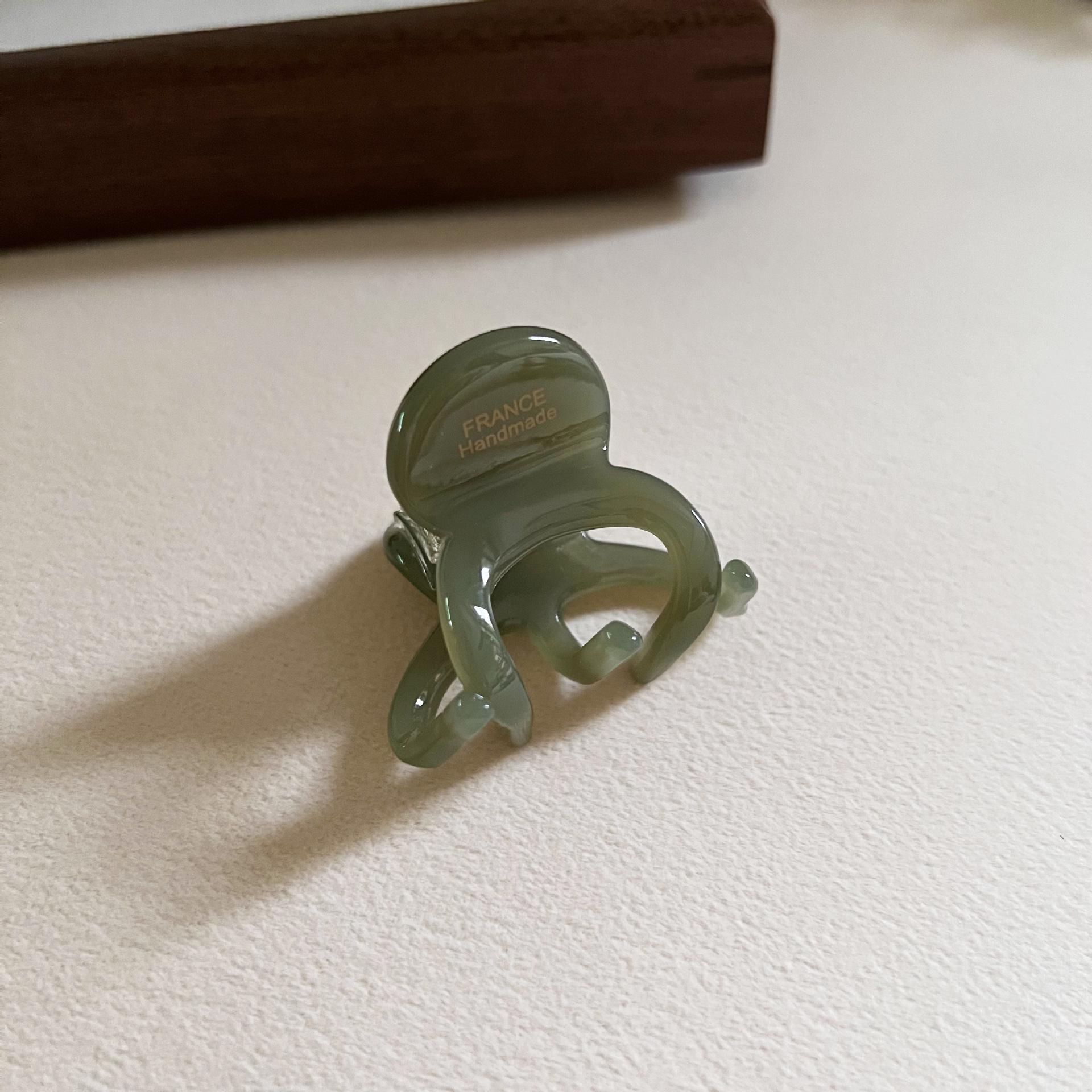 Korean Gold Label Energetic High Ponytail Acetate Shark Hair Clip