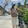 Schoolbag1011 New Fashion Casual Simple Lightweight Versatile Travel Large Capacity Contrast Color Junior High School Student Backpack