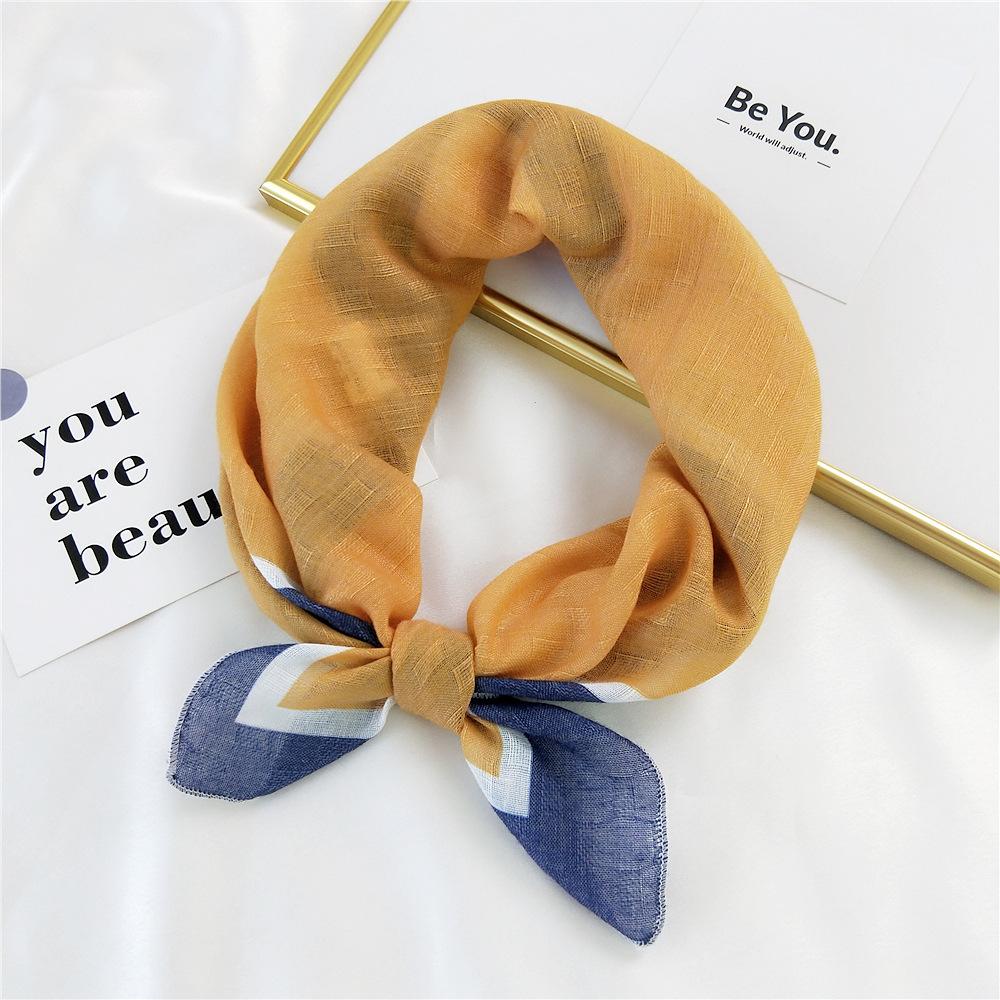 New Solid Color Scarf For Women In Spring And Autumn Versatile Ribbon Wrist Strap Headband Fashionable Decoration Student Neck Protection Small Scarf