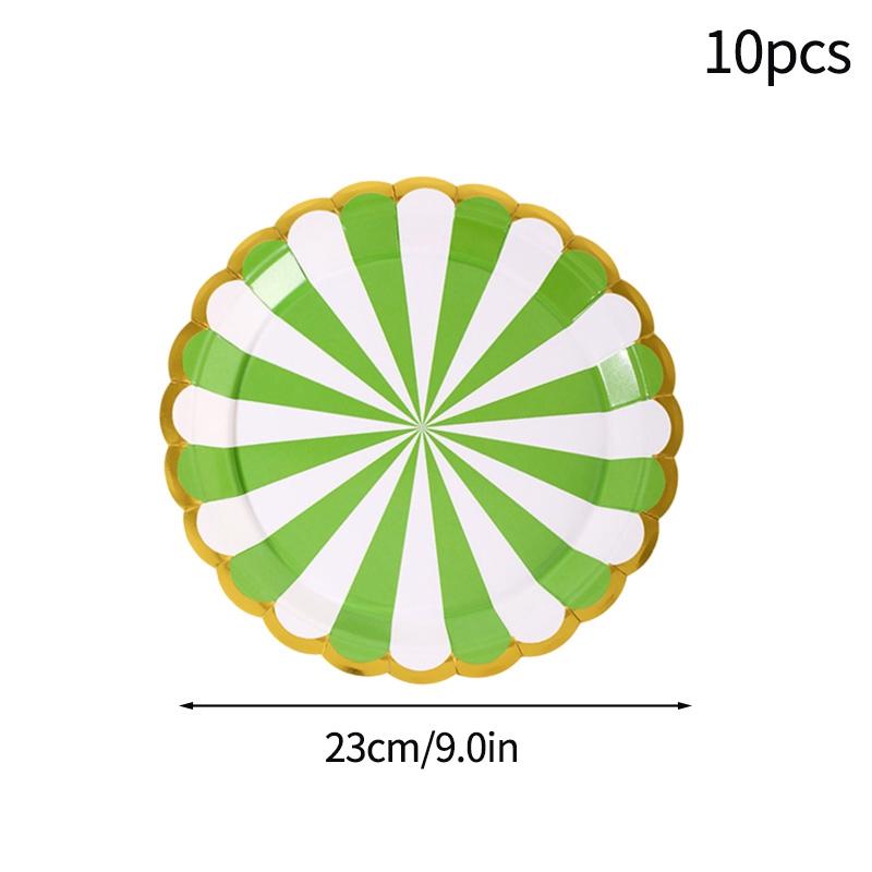 10Pcs CampingPicnic Tableware Set Disposable Paper Dishes Plate Cup Outdoor Camping Accessories Portable Cutlery